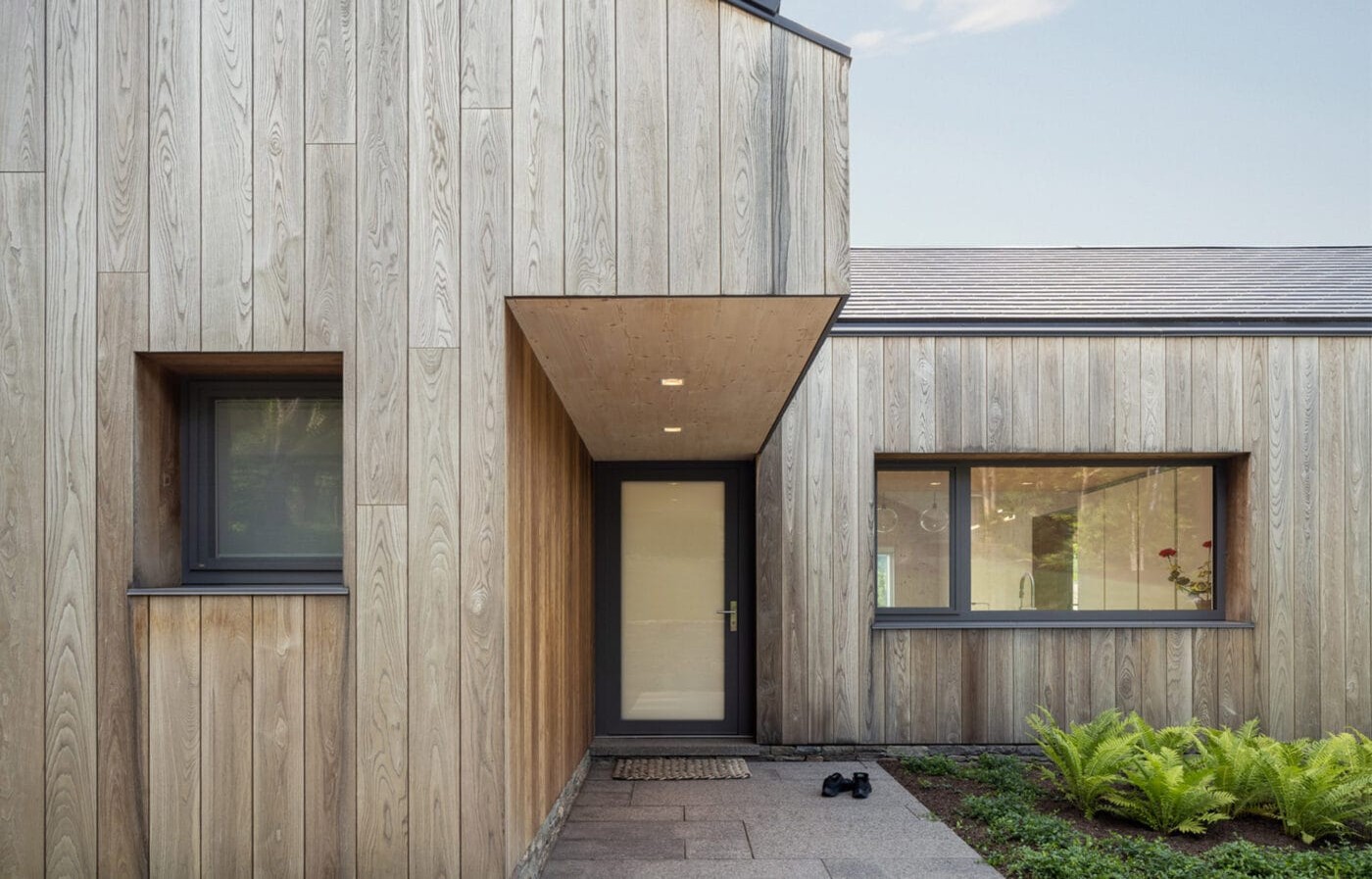 Exterior wood cladding