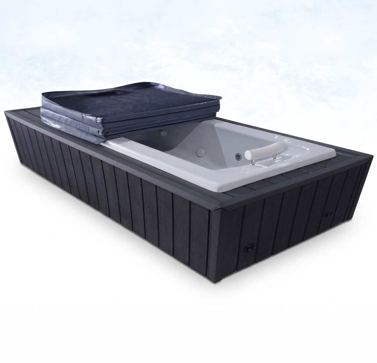 Ice Bath with Wooden Surround