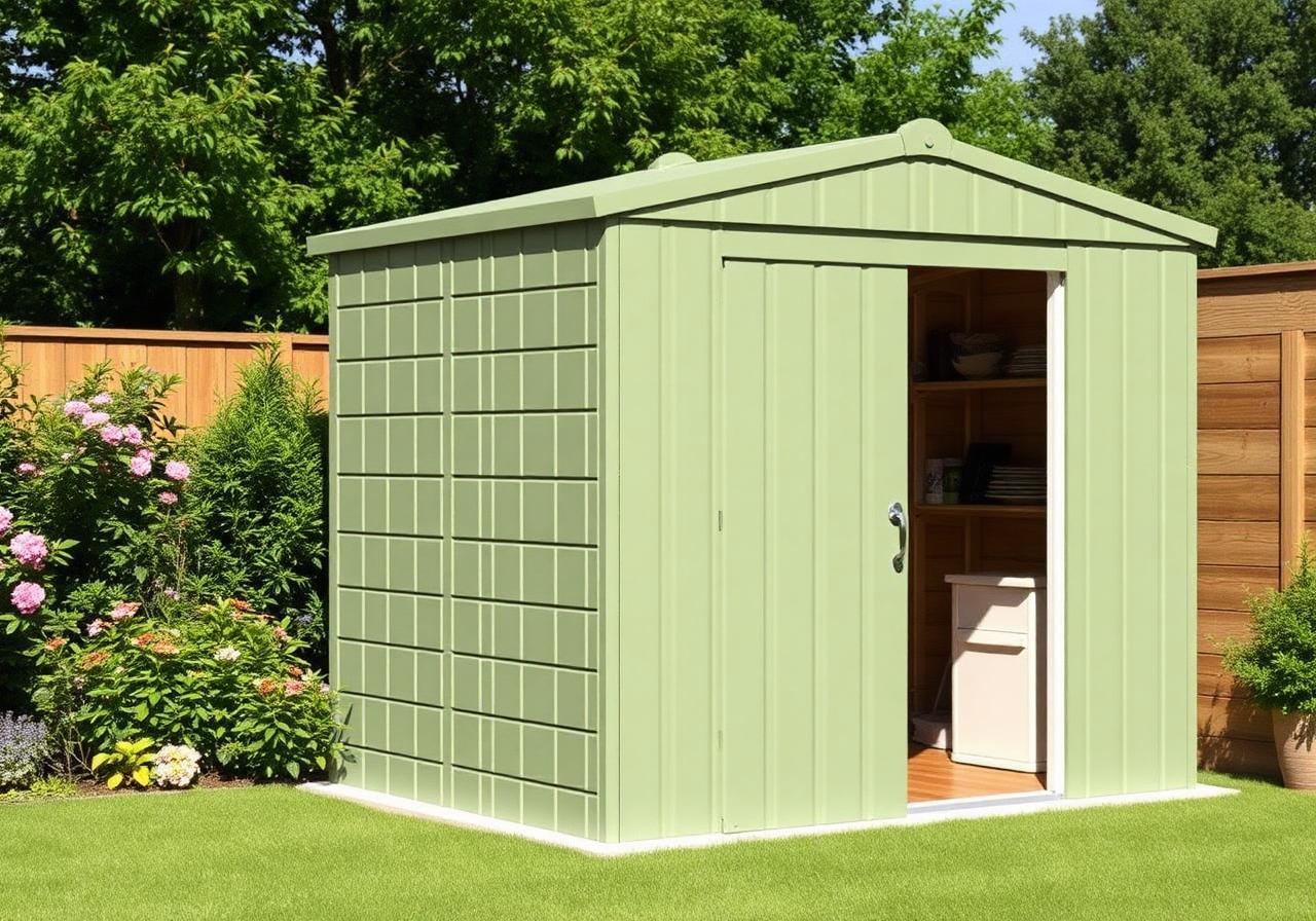 Sage Steel Shed